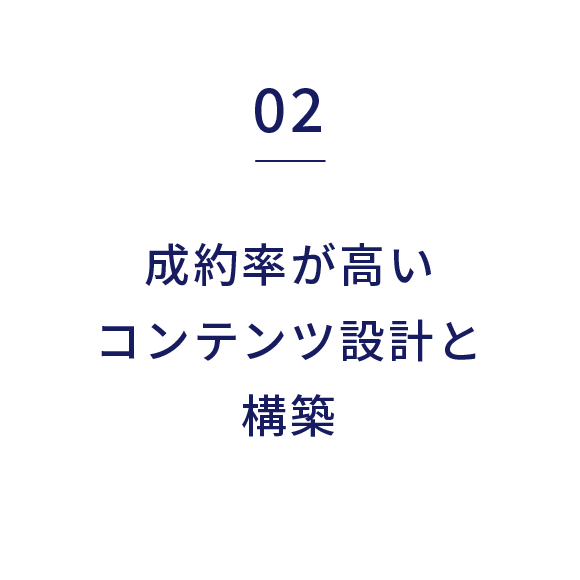 成約率が高いコンテンツ設計と構築